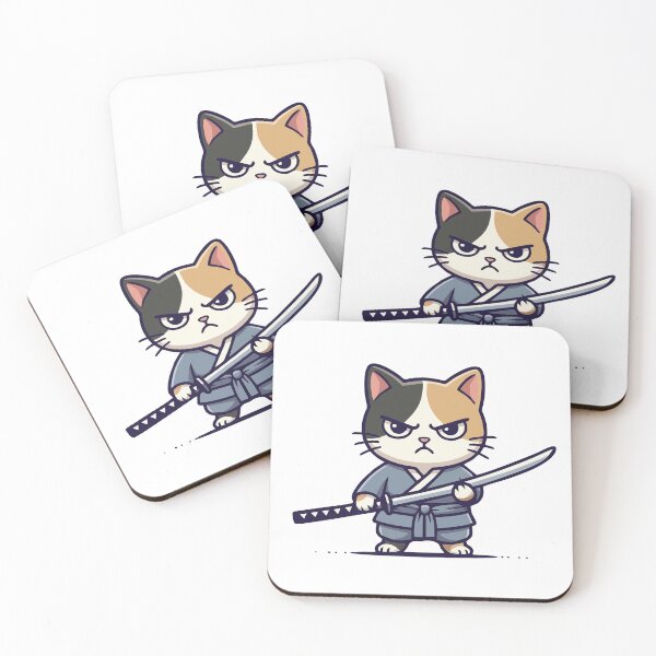 Item preview, Samurai Cat designed and sold by AnteesocialTees.
