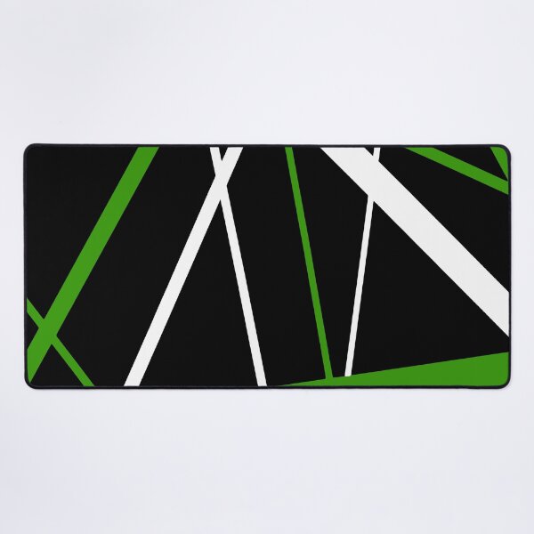 Item preview, Bold Green Diagonal Lines White Accents designed and sold by taiche.