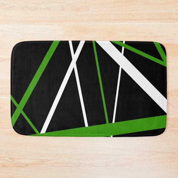 Item preview, Bold Green Diagonal Lines White Accents designed and sold by taiche.