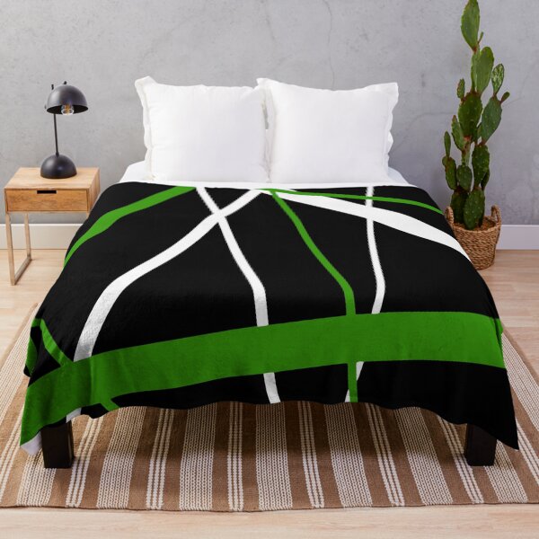 Item preview, Bold Green Diagonal Lines White Accents designed and sold by taiche.