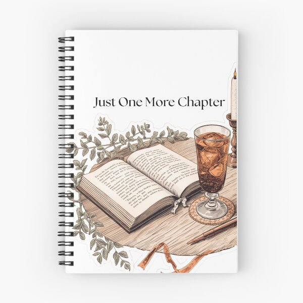 Item preview, Book Lover Cozy Reading Ritual | Vintage Open Book, Iced Coffee & Candle Illustration designed and sold by Fanatic Nerd.