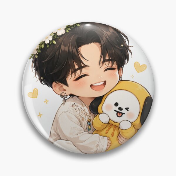 Item preview, Cute Jimin and Chimmy Chibi BTS Design  designed and sold by junkyartist.