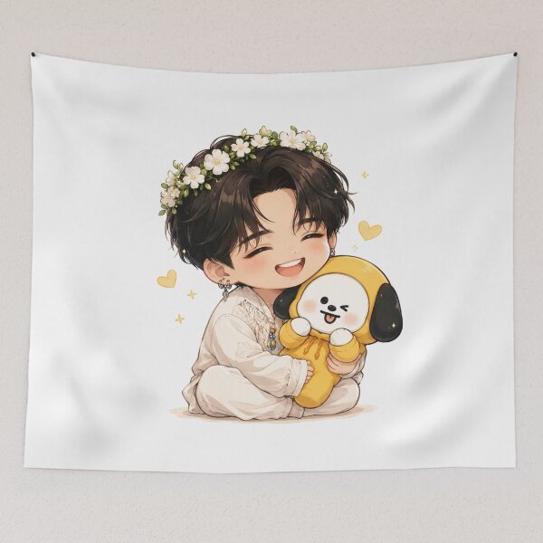 Item preview, Cute Jimin and Chimmy Chibi BTS Design  designed and sold by junkyartist.