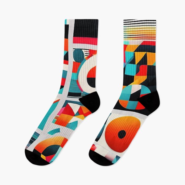 Item preview, Mid-Century Modern 1950's Geometric Colorful Abstract Designs   designed and sold by DEC02.