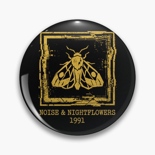 Item preview, Noise & Nightflowers 1991 Gothic Moth Graphic designed and sold by SplashTastic.