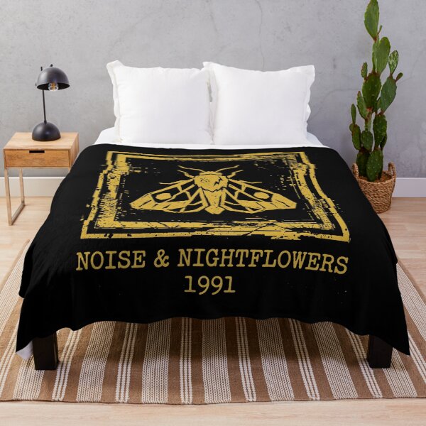 Item preview, Noise & Nightflowers 1991 Gothic Moth Graphic designed and sold by SplashTastic.