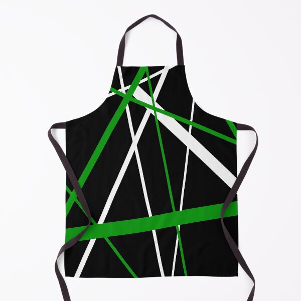 Item preview, Bold Mid-Green Diagonal Lines White Accents designed and sold by taiche.