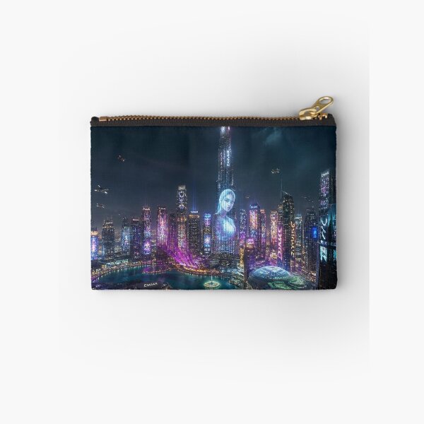 Item preview,  Dubai 2150 | Futuristic Burj Khalifa | Cyberpunk Skyline designed and sold by NSAstore.