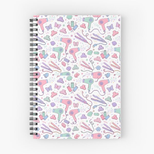 Item preview, Cute Pastel Hair Care Tools Seamless Pattern designed and sold by SplashTastic.