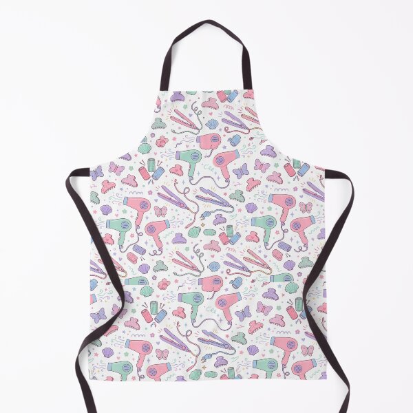 Item preview, Cute Pastel Hair Care Tools Seamless Pattern designed and sold by SplashTastic.
