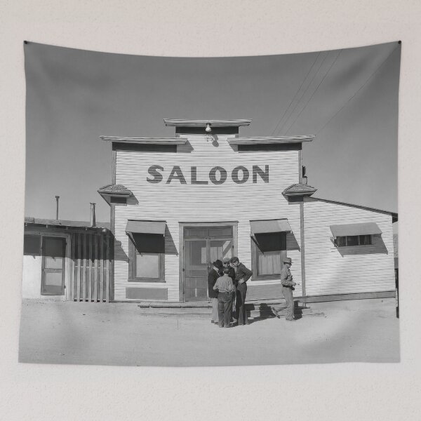 Item preview, Restored Silver Peak Nevada Saloon Photograph designed and sold by TheSoulOfArt.