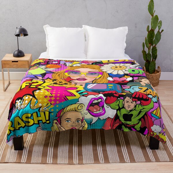 Item preview, Retro Pop Art Maximalist Collage designed and sold by Side By Side Studio.
