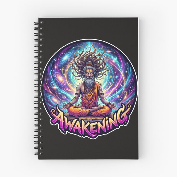 Item preview, "Awakening" Divine Sadhu Meditation Sticker designed and sold by krazzyremo.