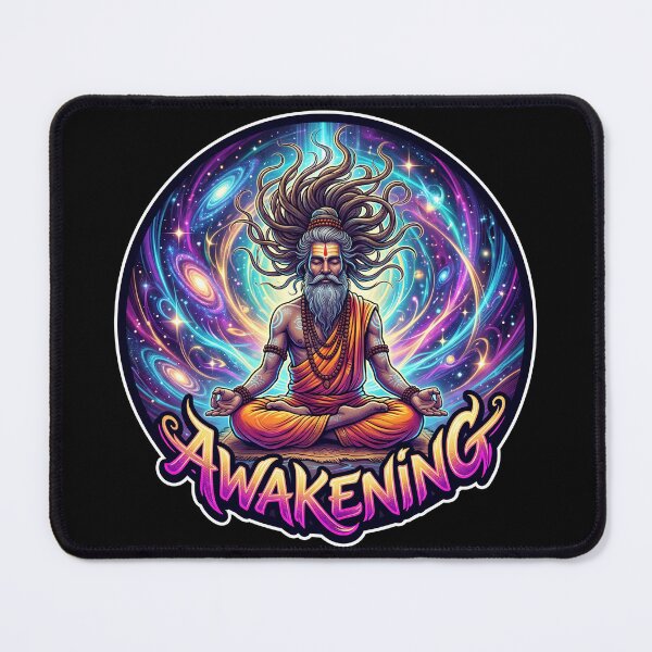Item preview, "Awakening" Divine Sadhu Meditation Sticker designed and sold by krazzyremo.