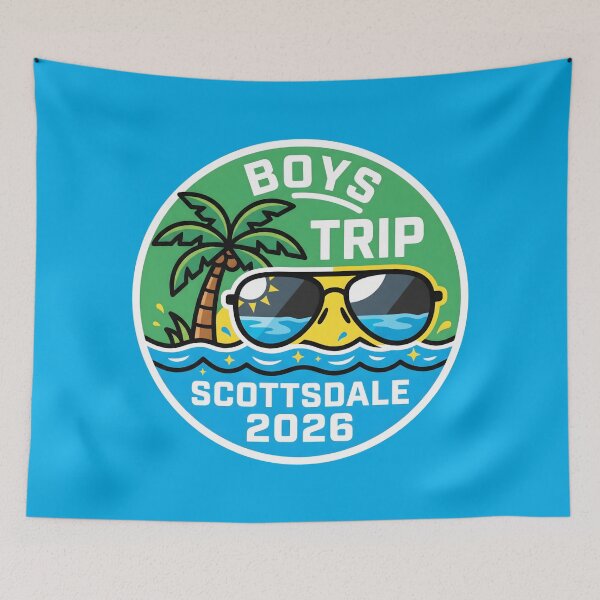 Item preview, Boys Trip Scottsdale Pool Party 2026 Custom Graphic designed and sold by SplashTastic.