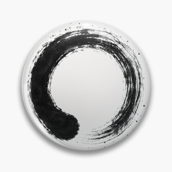 Item preview, Zen Enso Circle Wall Art Print | Japanese Minimalist Ink Brush Painting designed and sold by TheSlowShore.
