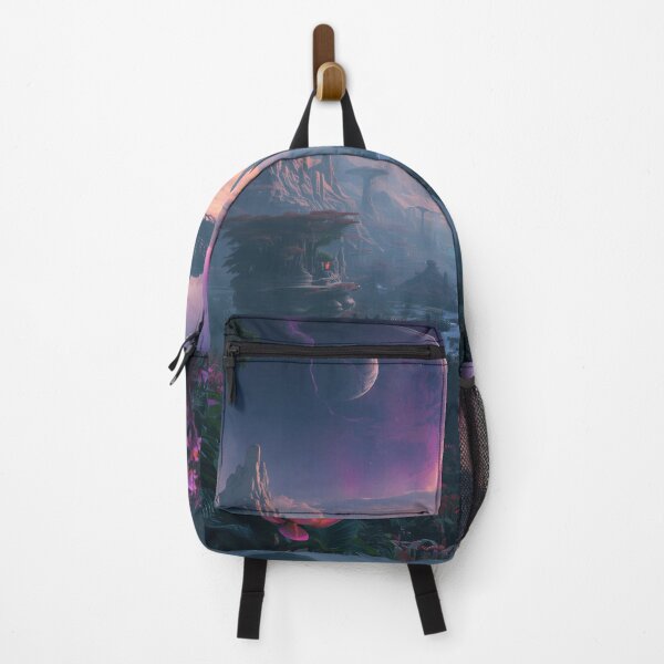 Item preview, Infinite Neon Forest Alien Planet Landscape designed and sold by Luminous Wilds.