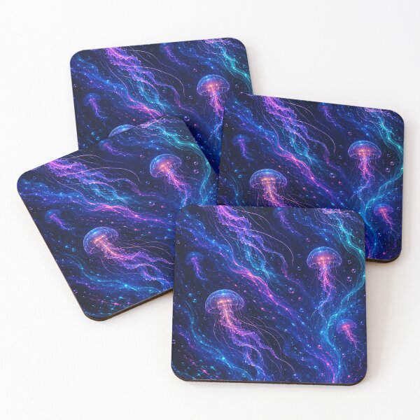 Item preview, Cosmic Bioluminescent Jellyfish Deep Sea Vortex   designed and sold by Jaideep Walia.