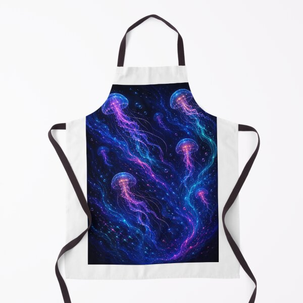 Item preview, Cosmic Bioluminescent Jellyfish Deep Sea Vortex designed and sold by Jaideep Walia.