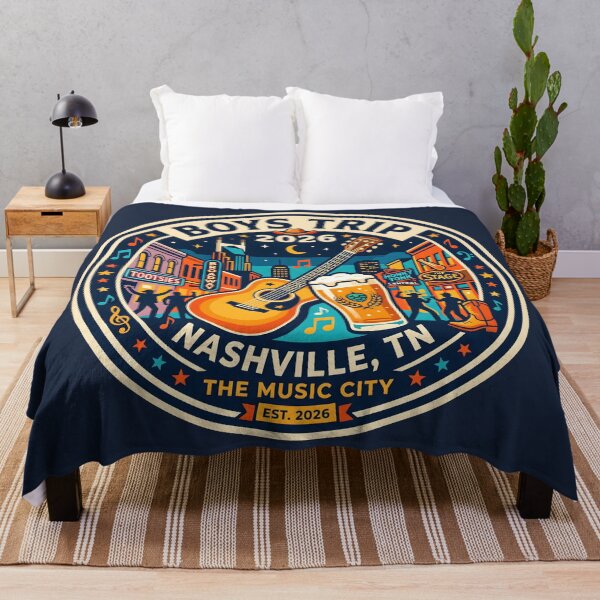 Item preview, Boys Trip 2026 Nashville The Music City Custom designed and sold by SplashTastic.
