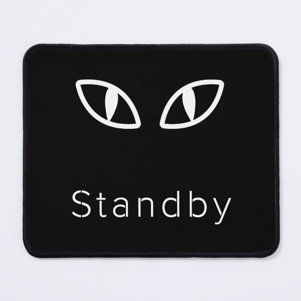 Item preview, Standby Cat Eyes Minimalist Design designed and sold by ContigoART.