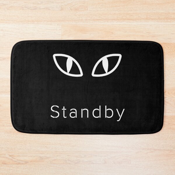 Item preview, Standby Cat Eyes Minimalist Design designed and sold by ContigoART.