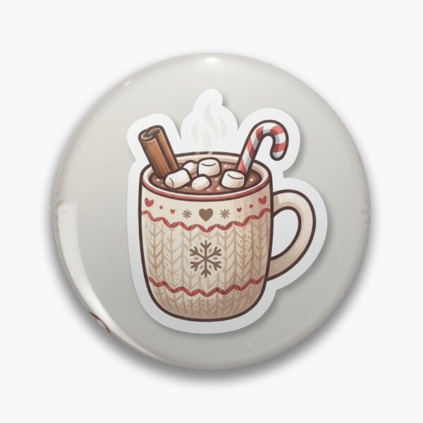 Item preview, Cozy Hot Chocolate with Candy Cane designed and sold by Purpleclomb.