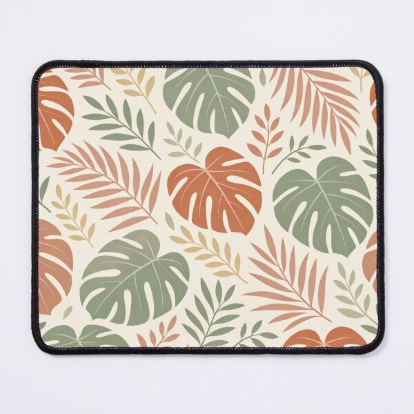 Item preview, Minimalist Pastel Tropical Leaves Botanical Seamless Pattern designed and sold by DesignEpic22.