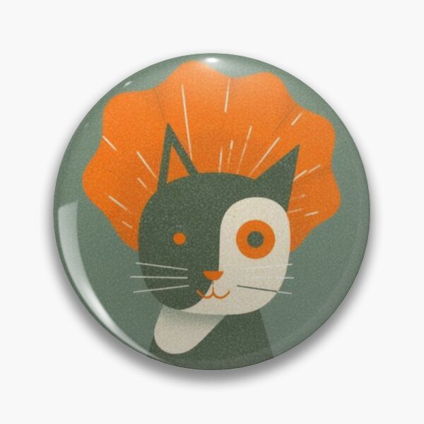 Item preview, Retro Odd-Eyed Cat Portrait designed and sold by mellow-koko.