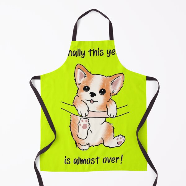 Item preview, Finally This Year Is Almost Over - Cute Funny Dog Hang In There Meme designed and sold by GenZFashion000.