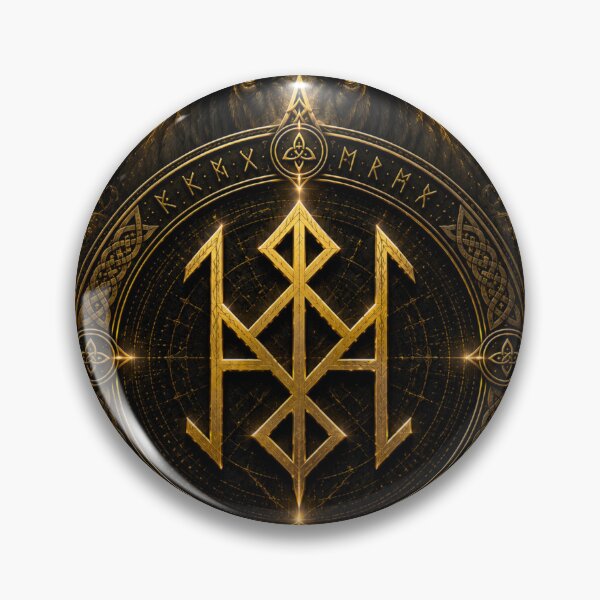 Item preview, Fortitude Bind Rune Norse Viking Symbol designed and sold by Sksticker991.