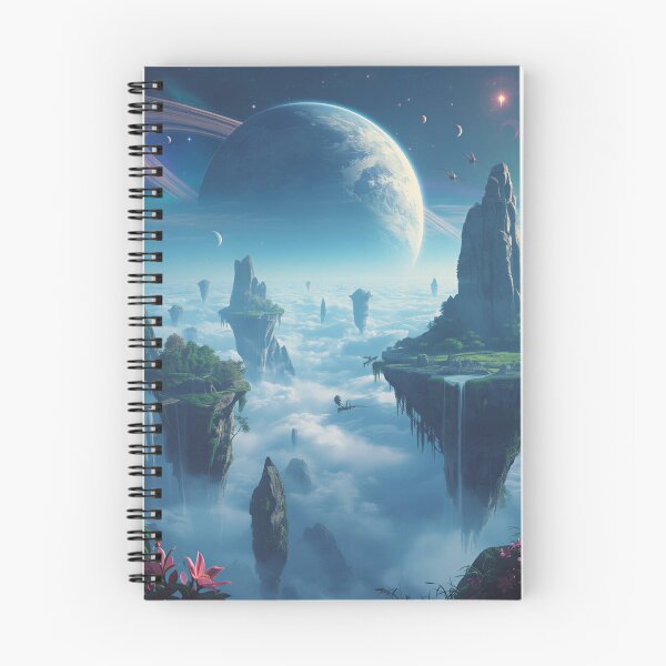 Item preview, Celestial Floating Islands Alien Fantasy Landscape designed and sold by Luminous Wilds.
