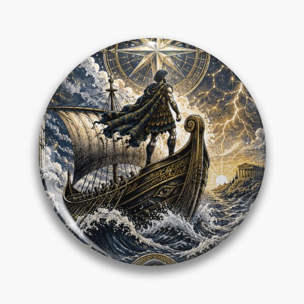 Item preview, Epic Odyssey Voyage | Ancient Greek Mythology Warrior designed and sold by Winzoo.