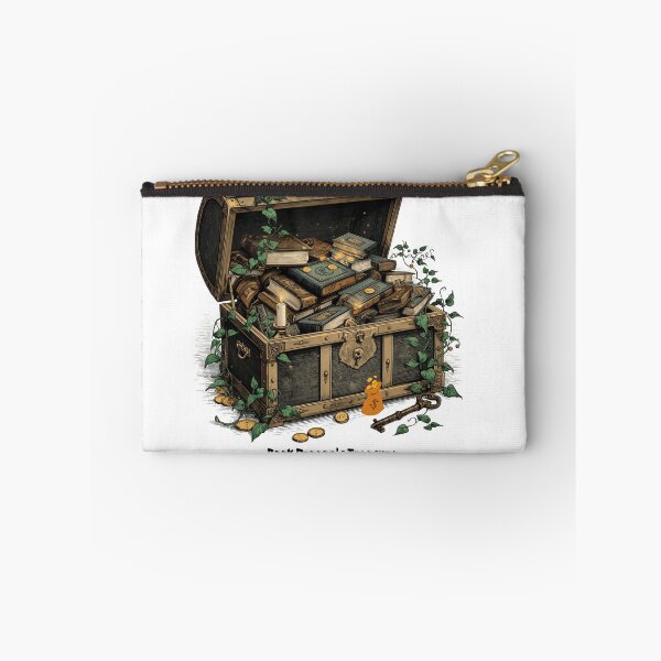 Item preview, Book Lover Treasure Chest | Vintage Library Books, Fantasy Reading & Dark Academia Illustration designed and sold by Fanatic Nerd.