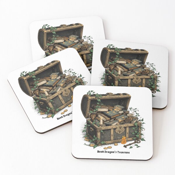 Item preview, Book Lover Treasure Chest | Vintage Library Books, Fantasy Reading & Dark Academia Illustration designed and sold by Fanatic Nerd.