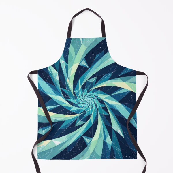 Item preview, Teal Crystal Spiral Pattern designed and sold by Harmonic_Layers.