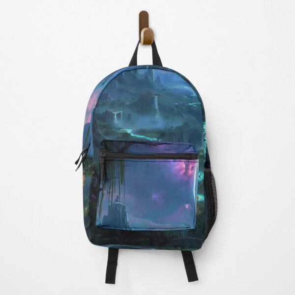 Item preview, Ancient Tree Civilization Alien Forest Landscape designed and sold by Luminous Wilds.