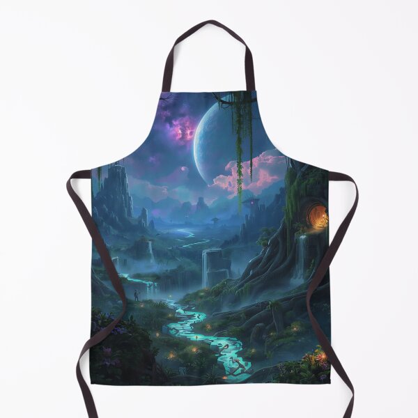 Item preview, Ancient Tree Civilization Alien Forest Landscape designed and sold by Luminous Wilds.