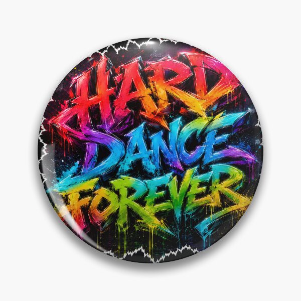 Item preview, Hard Dance Forever – Neon Graffiti Statement designed and sold by RH Design Lab.