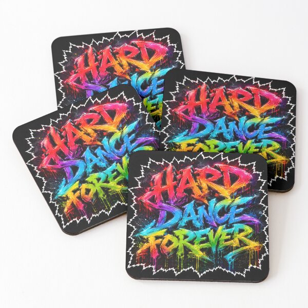 Item preview, Hard Dance Forever – Neon Graffiti Statement designed and sold by RH Design Lab.
