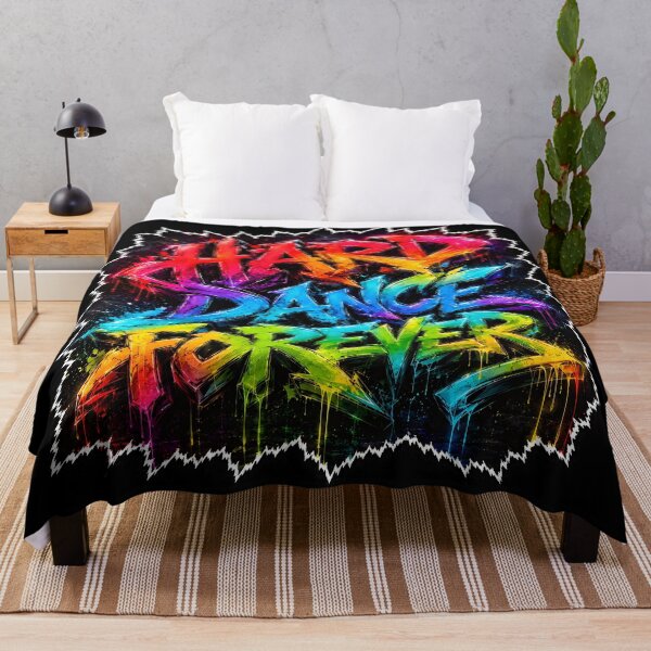Item preview, Hard Dance Forever – Neon Graffiti Statement designed and sold by RH Design Lab.