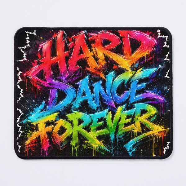 Item preview, Hard Dance Forever – Neon Graffiti Statement designed and sold by RH Design Lab.