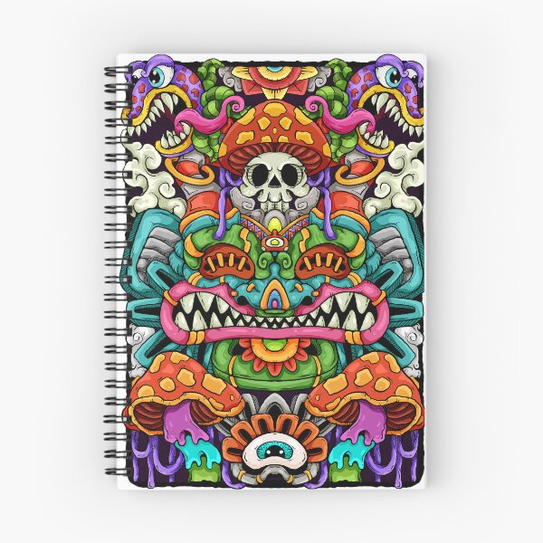 Item preview, Mushroom Monster Doodle Art designed and sold by koyung500Store.