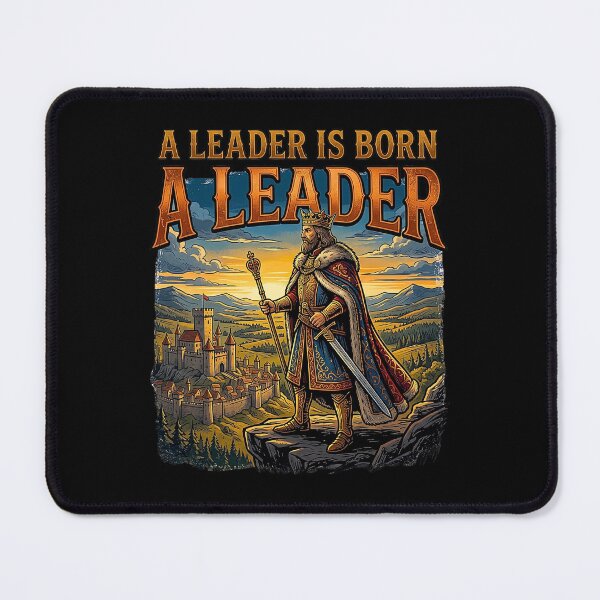 Item preview, A Leader Is Born Vintage King Fantasy Motivational Art designed and sold by rich-moda.