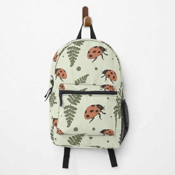 Item preview, Ladybug & Fern Botanical Seamless Pattern designed and sold by Zymetryart.