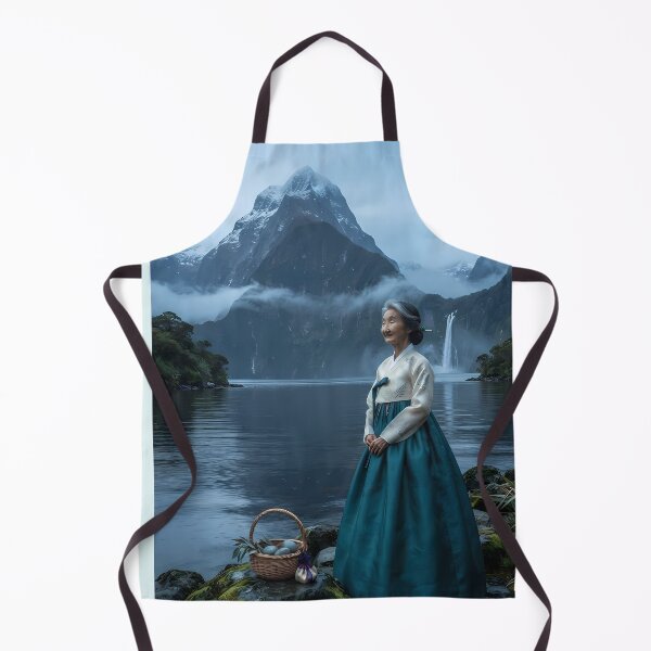 Item preview, Ethereal Echoes: A Hanbok's Stance at Milford Sound designed and sold by SOOstudio73.