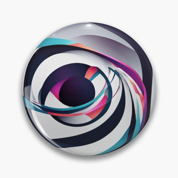 Item preview, Teal Magenta Orbit Lines designed and sold by Harmonic_Layers.