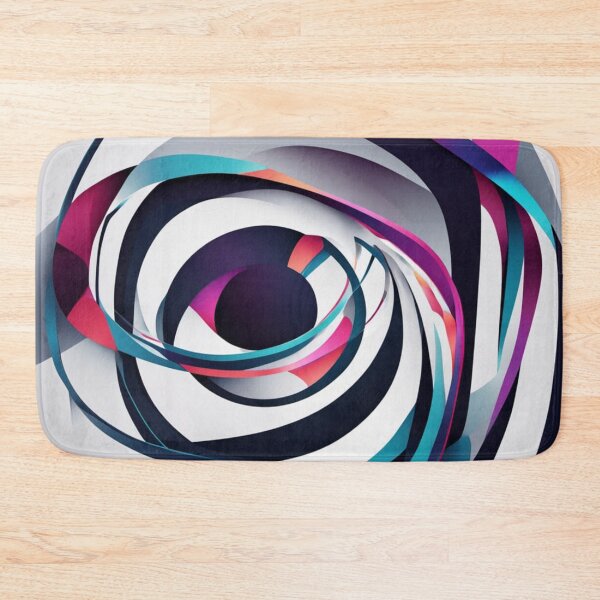 Item preview, Teal Magenta Orbit Lines designed and sold by Harmonic_Layers.