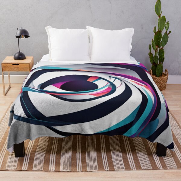 Item preview, Teal Magenta Orbit Lines designed and sold by Harmonic_Layers.