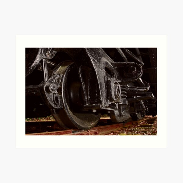 Train Wheels Art Print